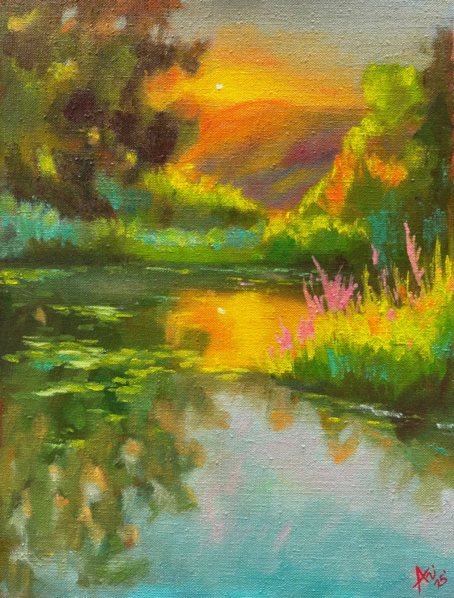 “Gentle Light” Wooden Framed Fine Art Print